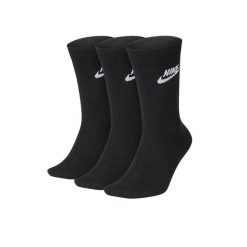 Skarpety męskie Nike 3-Pak. Czarne skarpety męskie Nike, bez wzorów. Za 76.99 zł.