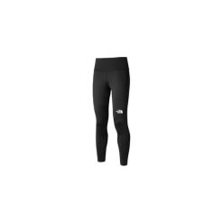 W FLEX Noir. Czarne legginsy damskie The North Face, bez wzorów, na jogę i pilates. W wyprzedaży za 157.75 zł.