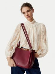 Furla Torebka Nuvola M WB02020 HSF000 CN CGQ00 Bordowy. Czerwone torebki do ręki damskie Furla, bez wzorów, ze skóry, bez dodatków. Za 1,709.00 zł.