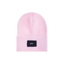 Czapka Beanie Powder Pink. Czerwone czapki i kapelusze męskie Harp team, z dzianiny. Za 49.00 zł.