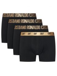Cristiano Ronaldo CR7 Komplet bokserek 8104-49 Czarny. Czarne bokserki męskie Cristiano Ronaldo CR7, l, bez wzorów, z bawełny. Za 199.99 zł.