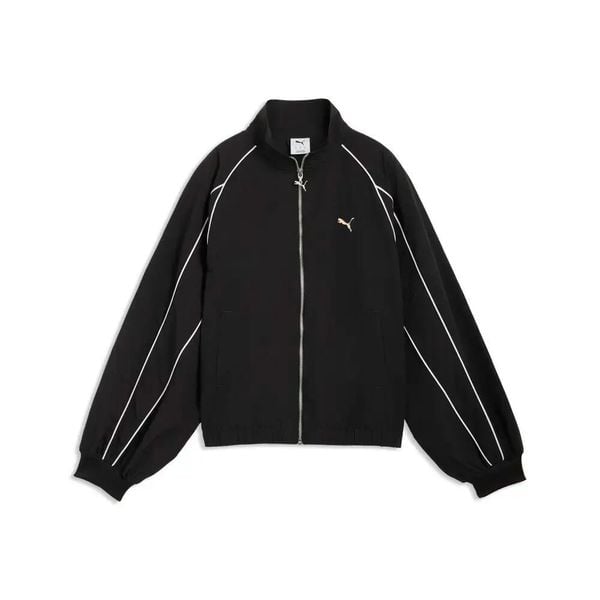 Damska bluza dresowa Puma. Czarne bluzy damskie Puma, m, bez wzorów, z dresówki, bez kaptura, do biegania. Za 336.00 zł.