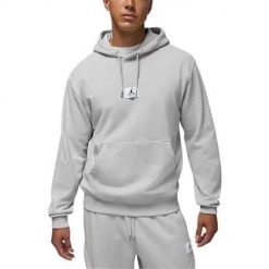Bluza sportowa męska Nike Air Jordan. Szare bluzy sportowe męskie Nike, m, bez wzorów, z kapturem, trekkingowe. Za 427.00 zł.