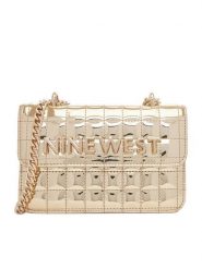 Nine West Torebka EO-Glamercy-Grace-LX10060 Złoty. Żółte torebki do ręki damskie Nine West, bez wzorów, z materiału, wizytowe, bez dodatków. Za 209.99 zł.