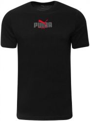 Koszulka na co dzień Męska Puma T-Shirt Bawełniana Sportowa. Czarne koszulki sportowe męskie Puma, m, bez wzorów, z bawełny, bez kołnierzyka, bez ramiączek. Za 89.00 zł.