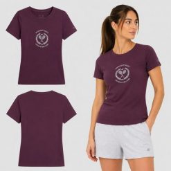 T-SHIRT DAMSKI 4F KOSZULKA BAWEŁNIANA DO TENISA F2723 SS26. Niebieskie koszulki sportowe damskie 4f, uniwersalny, bez wzorów, z bawełny, bez kołnierzyka, bez ramiączek, na fitness i siłownię. Za 46.28 zł.