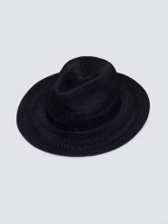 Kapelusz damski czarny Safari 906. Czarne szaliki i chusty damskie Big Star, na lato, bez wzorów, eleganckie. Za 99.99 zł.