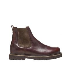 Buty trekkingowe Birkenstock Highwood Slip On Brązowy. Brązowe eleganckie półbuty Birkenstock, na jesień, z gumy, eleganckie, bez zapięcia. Za 754.55 zł.