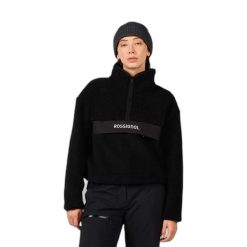 Damski polar Rossignol Alltrack. Czarne bluzy sportowe damskie Rossignol, bez wzorów, z polaru, bez kaptura, narciarskie. Za 585.00 zł.