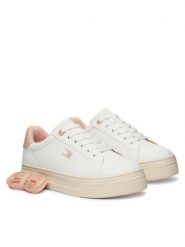 Tommy Hilfiger Sneakersy T3A9-34258-1355 Biały. Białe buty sportowe dziewczęce Tommy Hilfiger, bez wzorów, ze skóry, bez zapięcia. Za 409.99 zł.