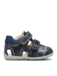 Geox Sandały B Kaytan B. A B1550A 0CL22 C4002 Granatowy. Niebieskie sandały chłopięce Geox, ze skóry, bez zapięcia. Za 139.99 zł.