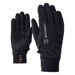 Rękawiczki zimowe Ziener Irios GTX INF Touch. Czarne rękawiczki męskie Ziener, na zimę, bez wzorów, sportowe. Za 135.99 zł.