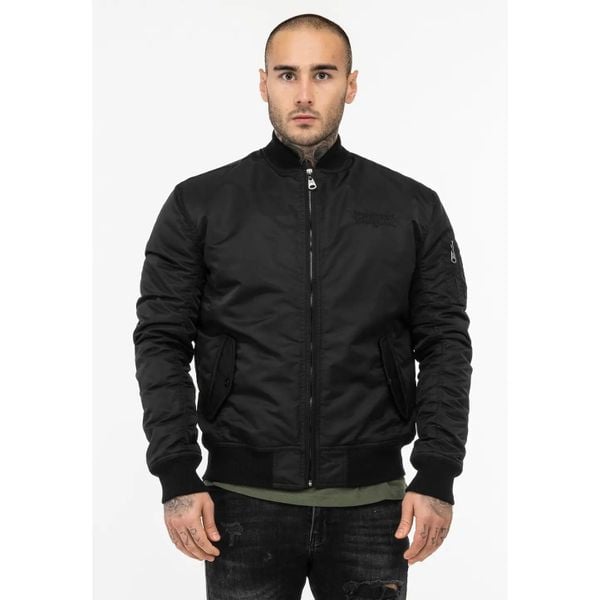 Kurtka Benlee Brisbane. Czarne kurtki męskie BENLEE, s, z aplikacjami, z materiału, eleganckie, bez kaptura. Za 429.00 zł.
