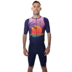 Koszulka z krótkim rękawem rowery szosowe C-Lab Leggera Ibiza granatowy. Niebieskie buty sportowe męskie C-LAB, bez zapięcia, rowerowe. W wyprzedaży za 371.25 zł.
