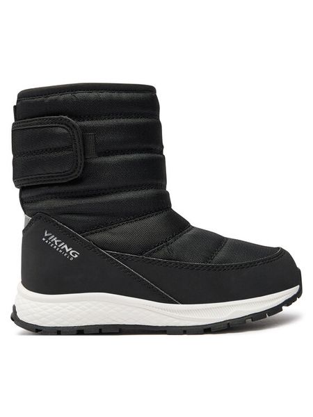 Viking Śniegowce Equip Pull-On Warm Wp 1V 3-94420-2 Czarny. Czarne buty zimowe chłopięce Viking, bez wzorów, z materiału, bez zapięcia. Za 299.99 zł.