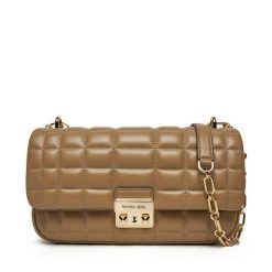 Torebka MICHAEL Michael Kors. Brązowe torebki do ręki damskie MICHAEL Michael Kors, bez wzorów, klasyczne, bez dodatków. Za 849.99 zł.