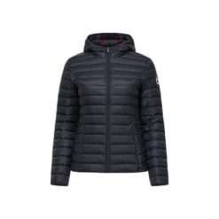 Damska kurtka puchowa JOTT Cloe Noos. Niebieskie kurtki damskie jott, bez wzorów, z puchu, z kapturem. W wyprzedaży za 689.00 zł.