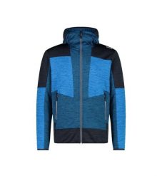 Polarowa bluza z kapturem CMP. Niebieskie bluzy męskie CMP, m, bez wzorów, z materiału, z kapturem, narciarskie. Za 379.99 zł.