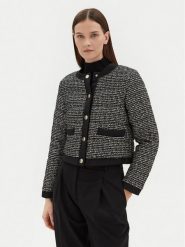 Motivi Kurtka przejściowa F710Q100653N Szary Regular Fit. Szare kurtki damskie Motivi, bez wzorów, z syntetyku, bez kaptura. Za 399.99 zł.