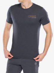 Koszulka bawełniana męska La Sportiva Mantra T-Shirt. Szare t-shirty męskie La Sportiva, m, bez wzorów, z bawełny, klasyczne, bez kołnierzyka. Za 178.95 zł.