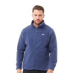 Bluza Polarowa Męska Bernal Z Pełnym Zamkiem. Niebieskie bluzy męskie Trespass, m, bez wzorów, z materiału, bez kaptura. Za 299.99 zł.