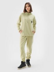 4F Spodnie dresowe polarowe damskie - khaki L. Brązowe spodnie dresowe damskie 4f, l, bez wzorów, z dresówki. W wyprzedaży za 59.99 zł.