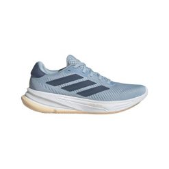 Damskie buty do biegania adidas Supernova Ease. Niebieskie obuwie sportowe damskie Adidas, bez wzorów, z materiału, do biegania. Za 347.90 zł.