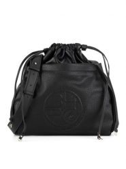 Beverly Hills Polo Club Torebka BHPC-K-039-06 Czarny. Czarne torebki do ręki damskie Beverly Hills Polo Club, bez wzorów, z materiału, bez dodatków. Za 174.99 zł.