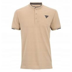 Koszulka tenisowa Tecnifibre Polo Pique. Brązowe koszulki polo męskie TECNIFIBRE, bez wzorów, bez ramiączek. Za 229.99 zł.