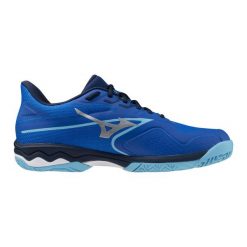 Buty do tenisa Mizuno Wave Exceed Light AC. Białe buty sportowe męskie Mizuno, bez zapięcia, tenisowe, mizuno wave. W wyprzedaży za 449.50 zł.