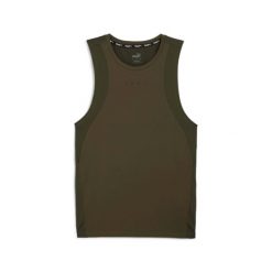 Tank top Puma Fit Cloudspun. Zielone t-shirty męskie Puma, s, bez wzorów, z materiału, eleganckie, bez kołnierzyka. Za 158.95 zł.