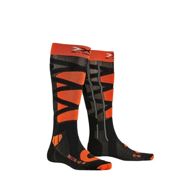 Skarpety narciarskie X-SOCKS SKI CONTROL 4.0. Brązowe skarpety damskie X-Socks, bez wzorów. Za 125.47 zł.