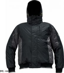 CERVA DAYBORO pilot kurtka - męska kurtka pilotka, odpinany kaptur, polar kołnierz i w kapturze, odblaskowe elementy, 100% poliester - czarny S. Czarne kurtki męskie CERVA, m, bez wzorów, z polaru, bez kaptura. Za 249.35 zł.