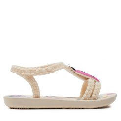Sandały Ipanema. Brązowe sandały dziewczęce Ipanema, bez zapięcia. Za 69.99 zł.