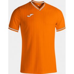 Koszulka do piłki nożnej męska Joma Toletum III. Brązowe koszulki sportowe męskie Joma, m, bez wzorów, bez kołnierzyka, bez ramiączek, do piłki nożnej. Za 140.00 zł.