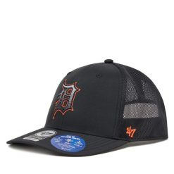Czapka z daszkiem 47 Brand. Czarne czapki i kapelusze męskie 47 Brand, bez wzorów. Za 99.99 zł.