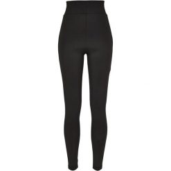 Legginsy Damskie Z Wysokim Stanem. Czarne legginsy damskie Urban Classics, xl, bez wzorów, z podwyższonym stanem, trekkingowe. Za 104.99 zł.