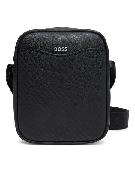 BOSS Saszetka 50542236 Czarny. Czarne saszetki męskie Boss, ze skóry. Za 799.00 zł.