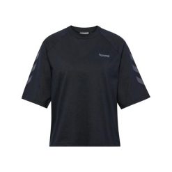 Koszulka damska Hummel Keeper Chevron. Czarne t-shirty damskie Hummel, m, bez wzorów, z bawełny, bez kołnierzyka. Za 160.50 zł.