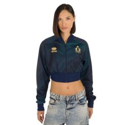 Kurtka Errea Naz. Italia Volley Bluza Crop Ad Damskie. Zielone bluzy sportowe damskie ERREA, m, bez wzorów, z materiału, bez kaptura. Za 381.99 zł.