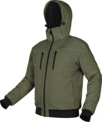 Kurtka męska Neo Tools Kurtka ocieplana z kapturem OUTDOOR, zielona, rozmiar XXL. Zielone kurtki męskie Neo Tools, m, bez wzorów, z kapturem. Za 188.56 zł.