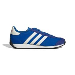 Buty do biegania adidas Runvista. Niebieskie eleganckie półbuty Adidas, z materiału, eleganckie, bez zapięcia. Za 205.99 zł.