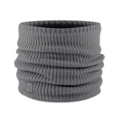 Komin dwuwarstwowy dzianina + polar Rutger. Szare szaliki i chusty damskie Buff, bez wzorów, z dzianiny. W wyprzedaży za 120.20 zł.