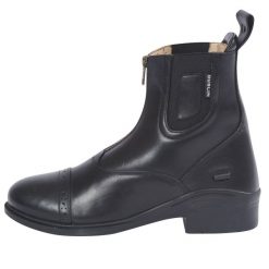 Damskie buty do jazdy konnej Dublin Evolution Zip Front Paddock. Czarne obuwie sportowe damskie DUBLIN, bez wzorów, ze skóry, do jazdy konnej. Za 545.00 zł.