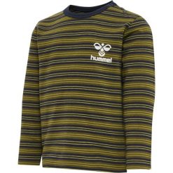 Koszulka z długim rękawem dla chłopca Hummel United. Niebieskie t-shirty dla chłopców Hummel, bez wzorów, z bawełny, bez ramiączek. Za 191.00 zł.