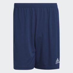 Spodenki piłkarskie męskie adidas Entrada 22. Niebieskie krótkie spodenki sportowe męskie Adidas, m, bez wzorów, do piłki nożnej. Za 79.95 zł.