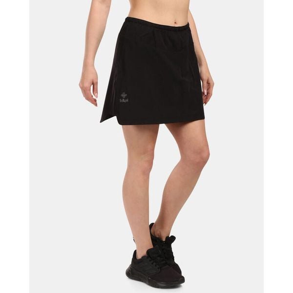 Kilpi NINA-W praktyczna spódnica outdoorowa dla aktywnych kobiet. Czarne spódnice damskie Kilpi, l, bez wzorów, z nylonu, sportowe, trekkingowe. Za 267.13 zł.