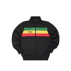 Kurtka z dresu Lonsdale Sounds Three. Czarne kurtki męskie Lonsdale, m, bez wzorów, z dresówki, bez kaptura. Za 263.00 zł.