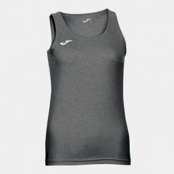 Koszulka fitness damska Joma Diana bez rękawów. Szare koszulki sportowe damskie Joma, xs, bez wzorów, z meshu, bez kołnierzyka, bez ramiączek, na fitness i siłownię. Za 122.50 zł.
