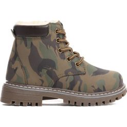 Moro Traperki Piece Of Me. Szare buty zimowe chłopięce Born2be, z materiału. Za 69.99 zł.